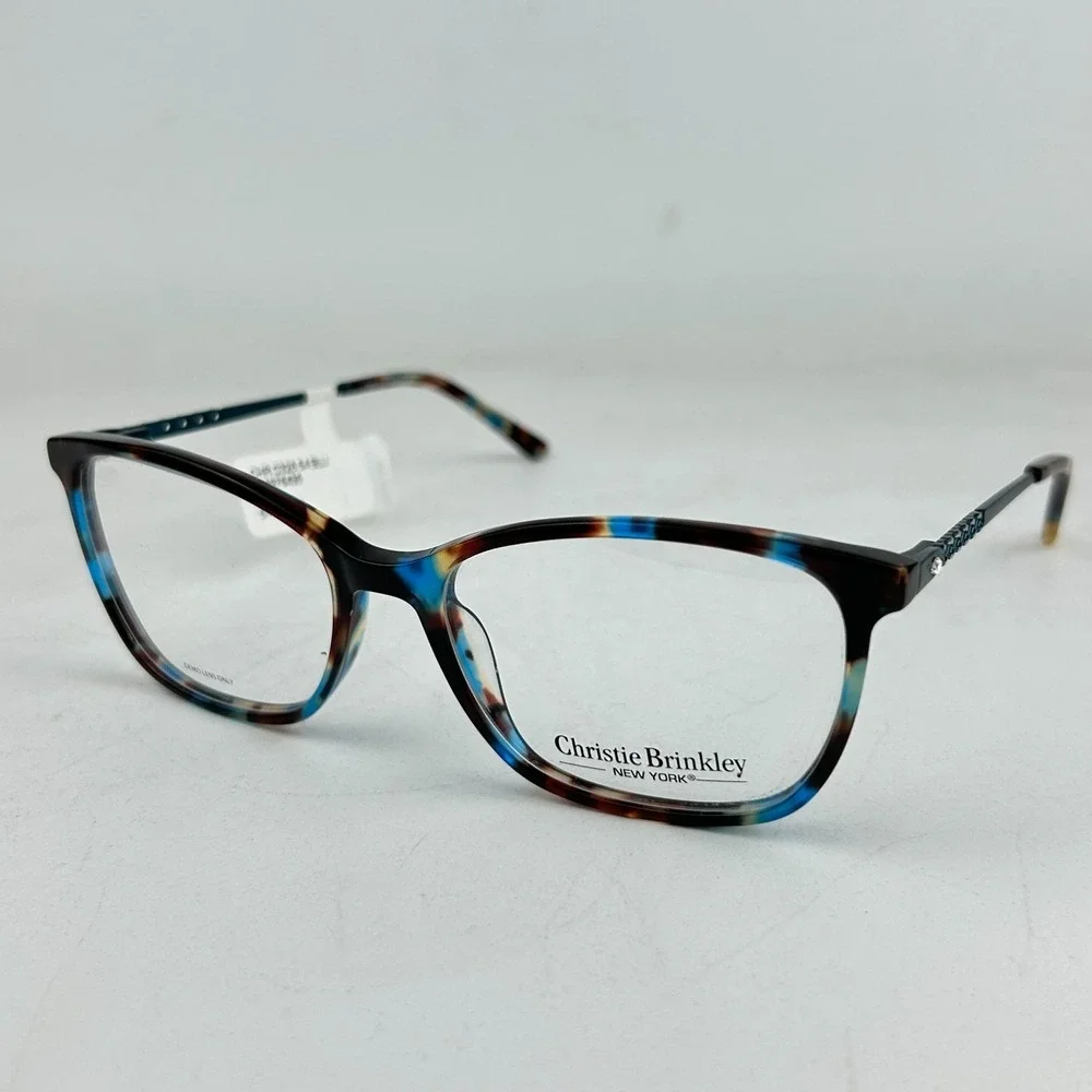 Christie Brinkley LT51361322 Womens Eyeglasses Frame Blue Cat‎ Eye 54-17-140mm